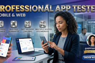 test your app for google play app testing and website testing,and video chat app