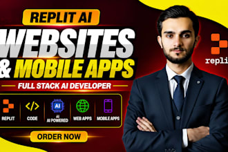 build replit ai website, ai mobile app, ai chatbot as replit ai developer