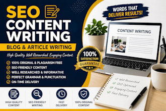 write SEO friendly articles and blog posts