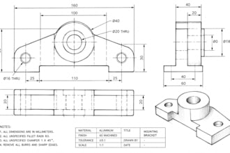 create technical drawings prduct drawing and cad files for fabrication