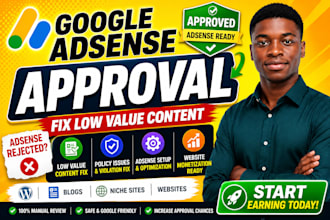 get google adsense approval and fix adsense website issues