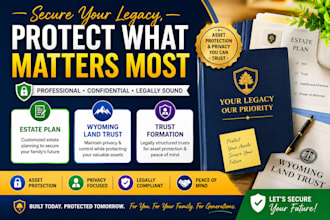 form your estate plan, wyoming land trust, trust formation for asset protection