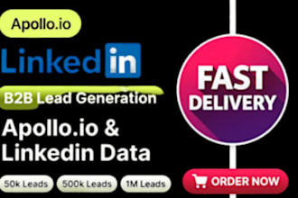do b2b lead generation using apollo any industry lead gen