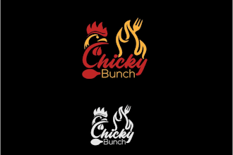 design a modern chicken, rooster, or restaurant food logo