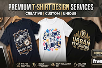 premium typography tshirt and trendy design
