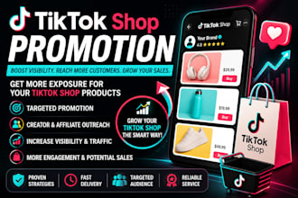 do tiktok shop promotion, tiktok marketing to grow tiktok reach and visibility