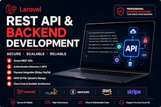 build secure laravel rest apis and backend systems