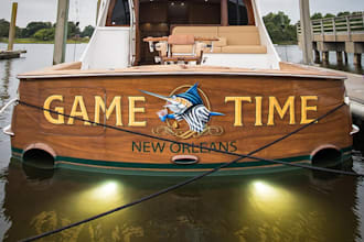 design a modern boat, yacht, ship logo and nautical branding