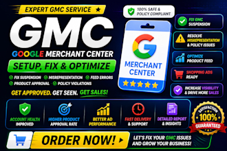 fix google merchant center suspension misrepresentation and gmc errors
