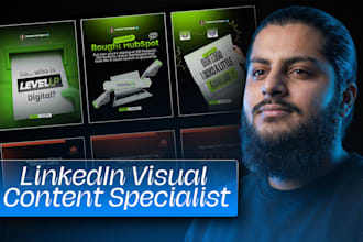 create strategic linkedin posts, infographics, and visual designs