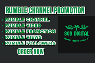 do rumble video promotion rumble channel rumble followers