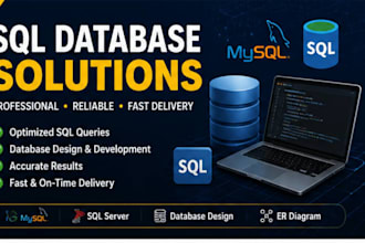 write sql queries, optimize databases, and solve database tasks