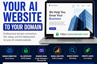 connect claude lovable bolt v0 ai website to custom domain