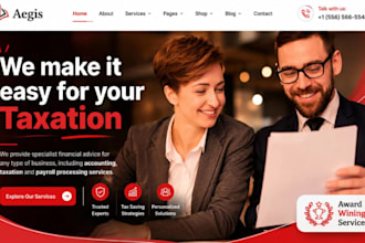 build wix accounting website tax website finance bookkeeping website