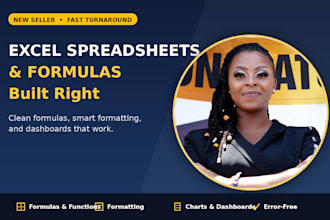 create and format excel spreadsheets formulas
