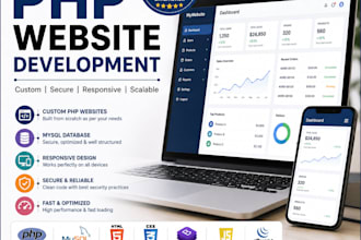 develop a custom PHP website, web application, or mysql database solution