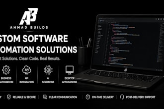 build custom software and automation solutions