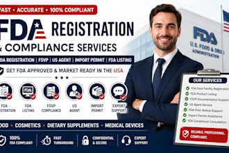 fda registration, fda listing, fda compliance, USA food import permit assistance