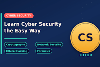 tutor you in cyber security cryptography and network security