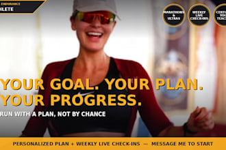 be your running coach and help you reach your goal