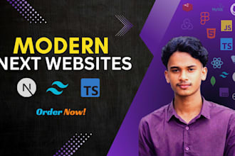 create nextjs websites with typescript