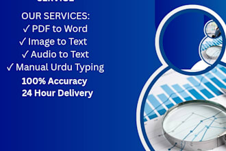 do fast and accurate urdu typing from audio, PDF and image