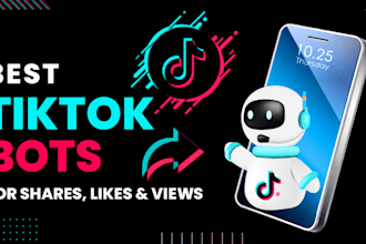 develop tiktok bot, tiktok mass commenting bot, tiktok live trending, auto like