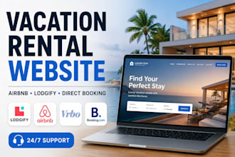 build vacation rental website airbnb short term rental direct booking lodgify