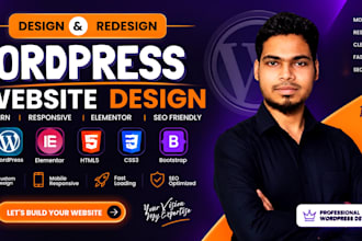 design a professional responsive wordpress website