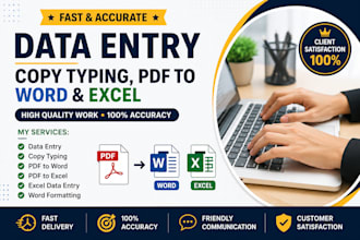 do professional data entry work