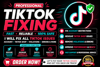 fix tiktok shop suspension violations and account issues