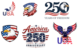 design usa flag, american, patriotic logo USA t shirt
