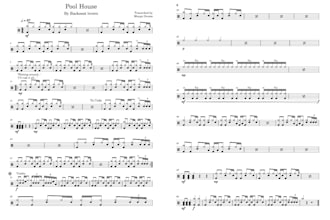 write out the drum transcription to any piece of music