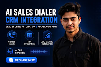 build ai sales dialer crm integration, lead scoring automation, ai call coaching