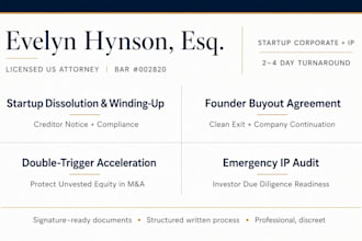 legally dissolve your startup llc corp to protect you from liability US attorney