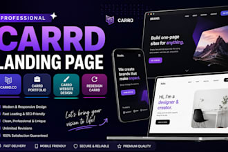 carrd landing page carrd co carrd portfolio carrd website design redesign carrd