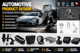 design automotive cad designs car accessories and 3d cad models for prototyping