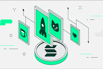 create solana smart contracts in rust and nft minting site