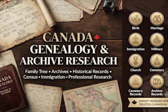 do canada genealogy and archive research