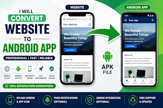 convert your website into a professional android app apk