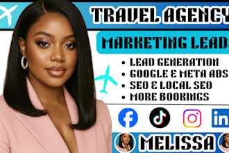 travel agency leads marketing vacation leads google ads meta ads travel bookings