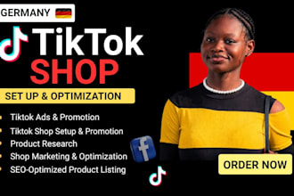 be your germany tiktok shop manager, setup and optimization