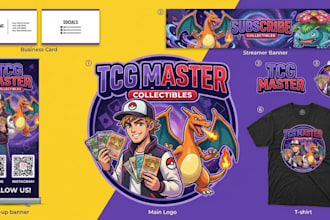 do stunning pokemon logo design for tcg business and whatnot streamers