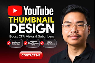 design attractive youtube thumbnails that increases CTR