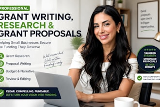 do small business grant writing grant proposal and research
