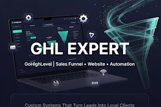 create gohighlevel for website, funnel and automation