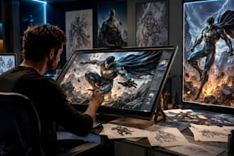 create custom comic art hero art and avatars
