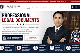 draft professional business agreements and legal documents