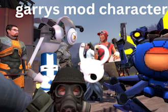 port and edit your gmod playermodel ragdoll npc and sfm character