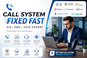 troubleshoot sip trunk configure error fix twilio telynx vonage zadarma voip pbx